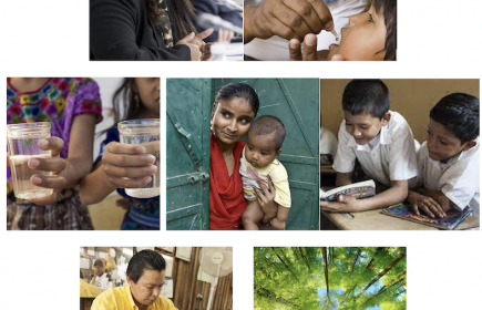 Frieden- Krankheiten- Wasser-Mutter und Kind- Bildung- Wirtschaft-Umweltschutz